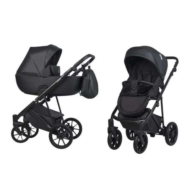 Коляска RIKO BASIC LEON 2 в 1 04 Black (черный) 5907729454334 Коляска RIKO BASIC LEON 2 в 1 04 Black (черный) 5907729454334
