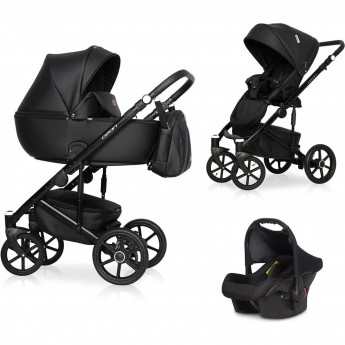 Коляска 3 в 1 RIKO BASIC OZON 06 черный